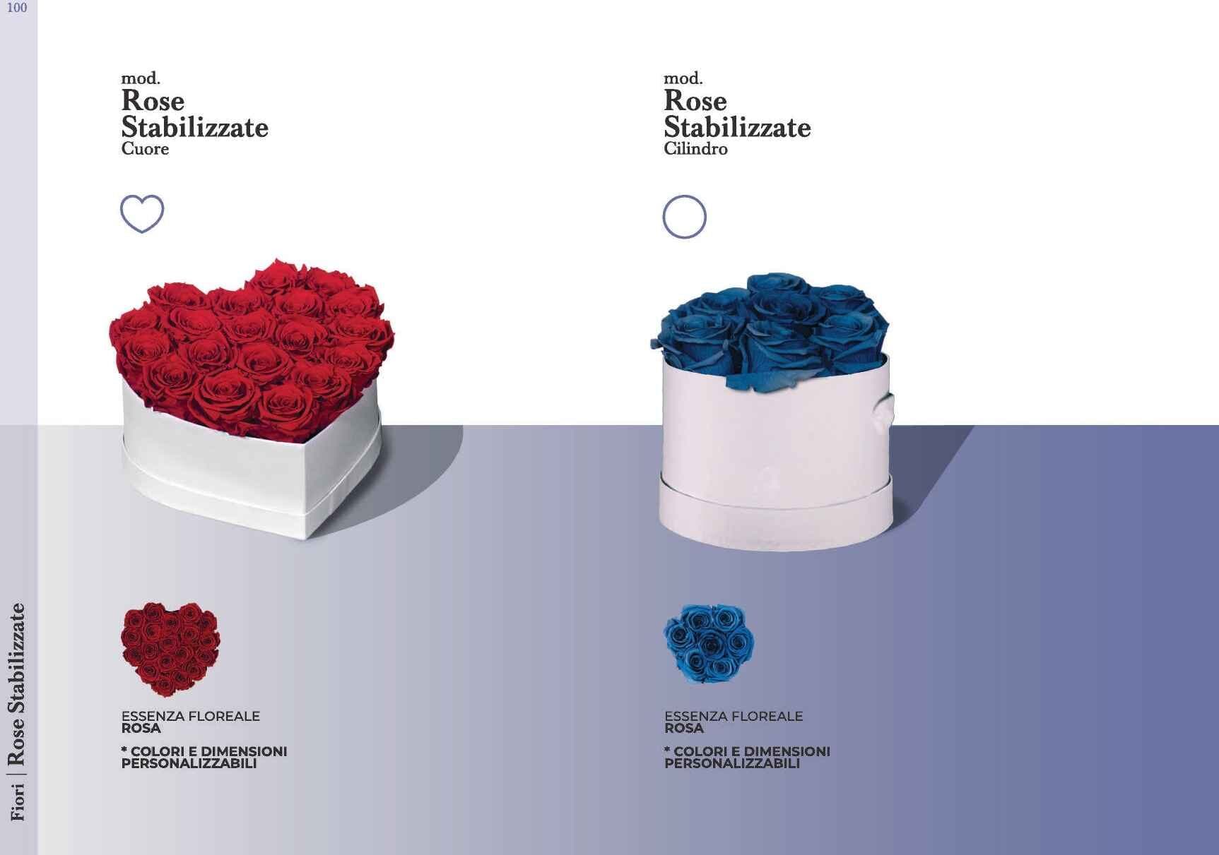 Rose stabilizzate in forma di cuore per funerale